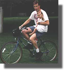 Willie J and Alea on the bike