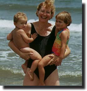 Breck, Susan, and Alea at Omoa beach