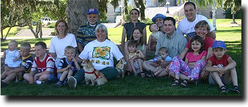 Pete and the Stutz family in Helena, MT - Summer 2005