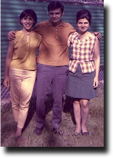 Stella, Peter, and Gallatia circa 1963