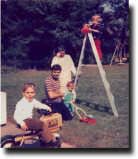 David, Peter, Yia, Robert, and Karla - 1973