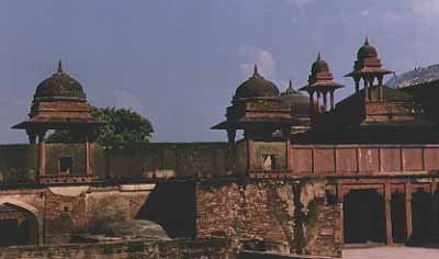 Main palace at Fatehpur Sikri
