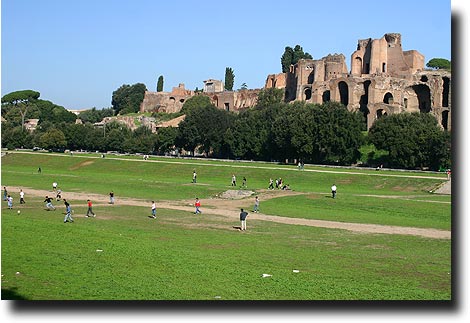 Soccer in the Circus Maximus