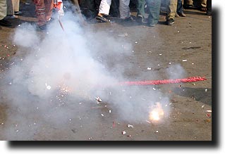 Firecrackers in Delhi