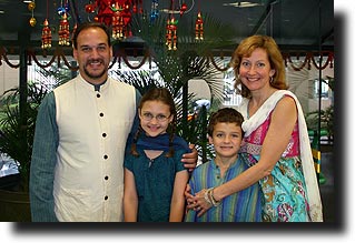 Stutz Family at Diwali