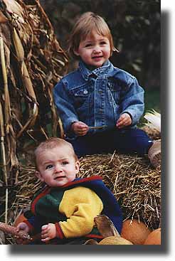 Pumpkin hunting for Halloween '99