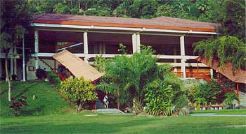 The front entrance to the high school